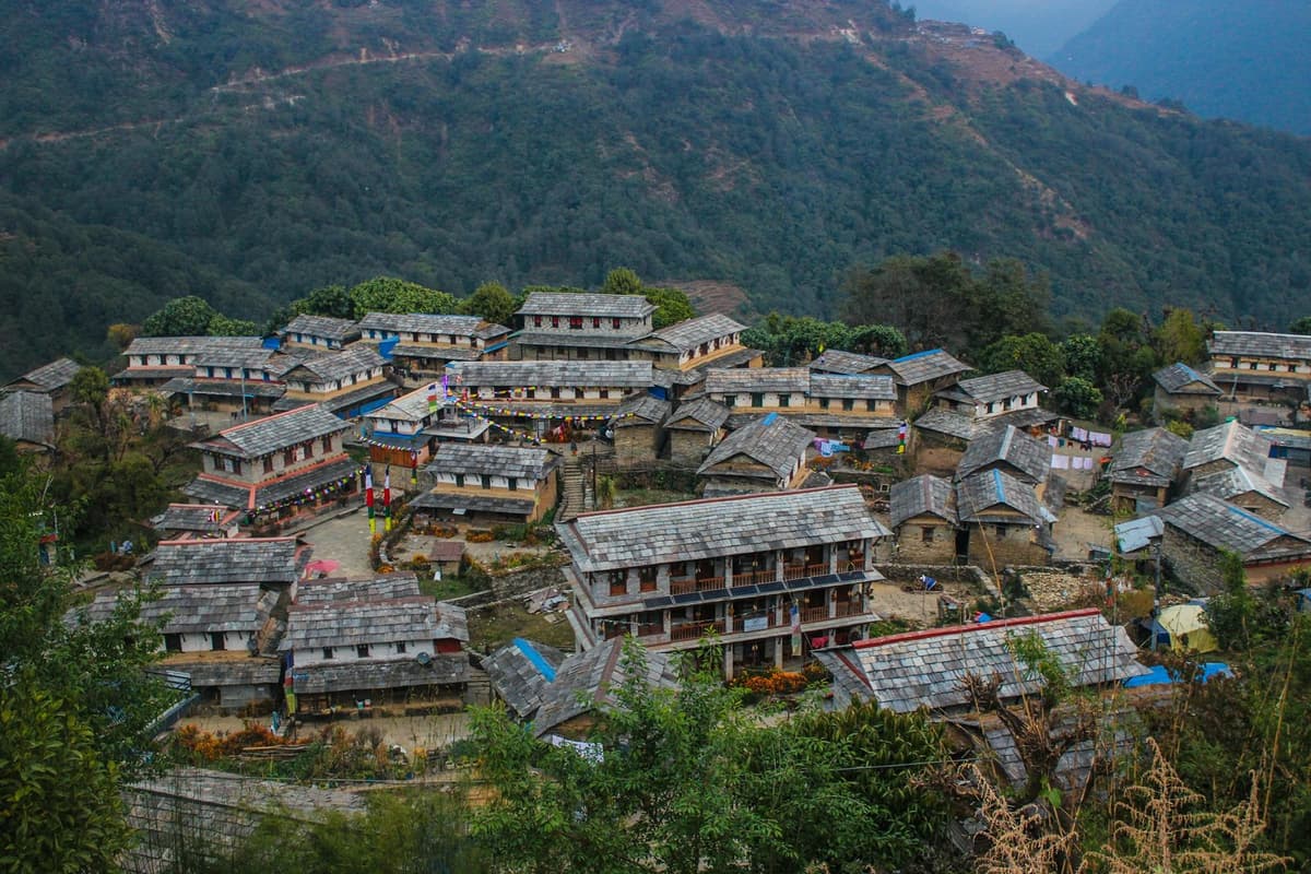 Ghandruk Village Tour by Flight from Kathmandu