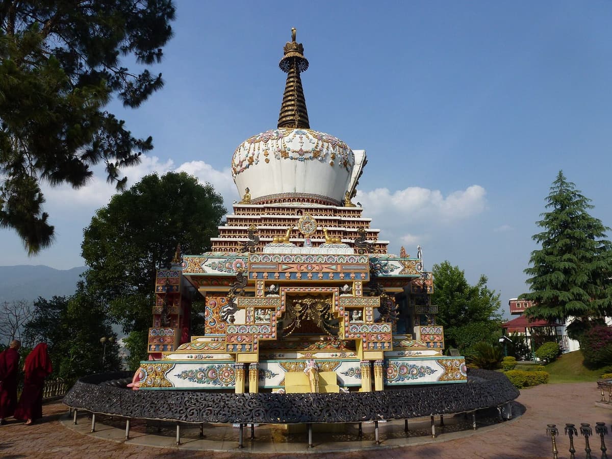 The 1000 Buddha Relic Stupa at Kopan Monastery, Kathmandu